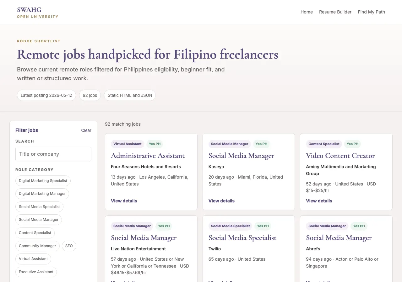 BFF Job Board thumbnail